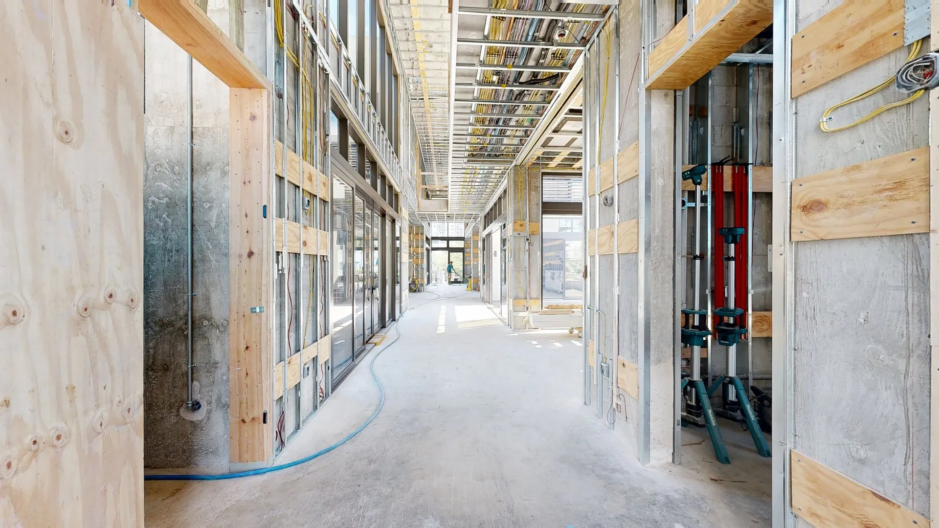 Building under construction captured as a 3D scan