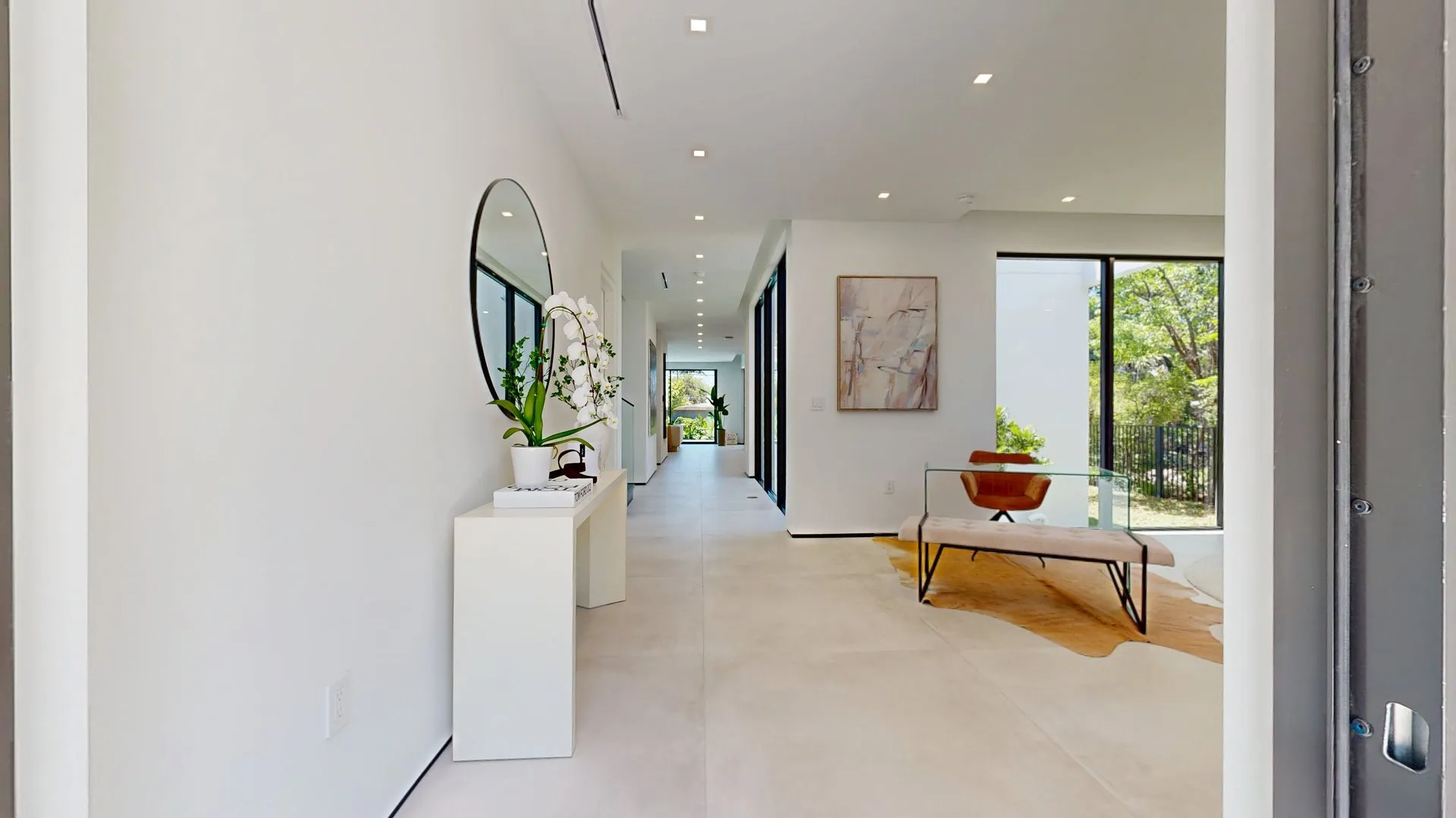 Modern luxury home in Miami captured as a 3D virtual tour